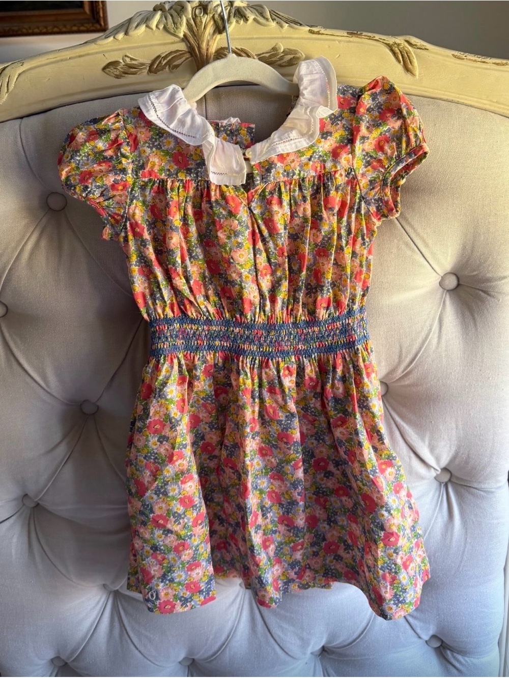 Polo Ralph lauren liberty floral smocked dress 3  4